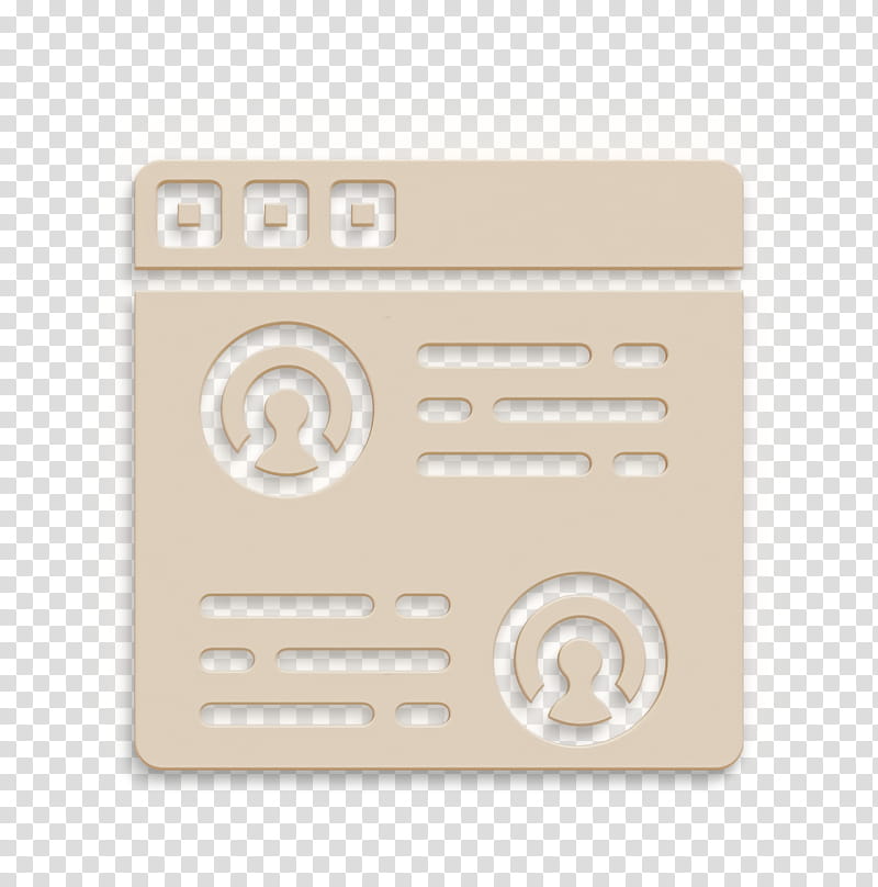 Testimonial icon User interface icon User Interface Vol 3 icon, Beige transparent background PNG clipart