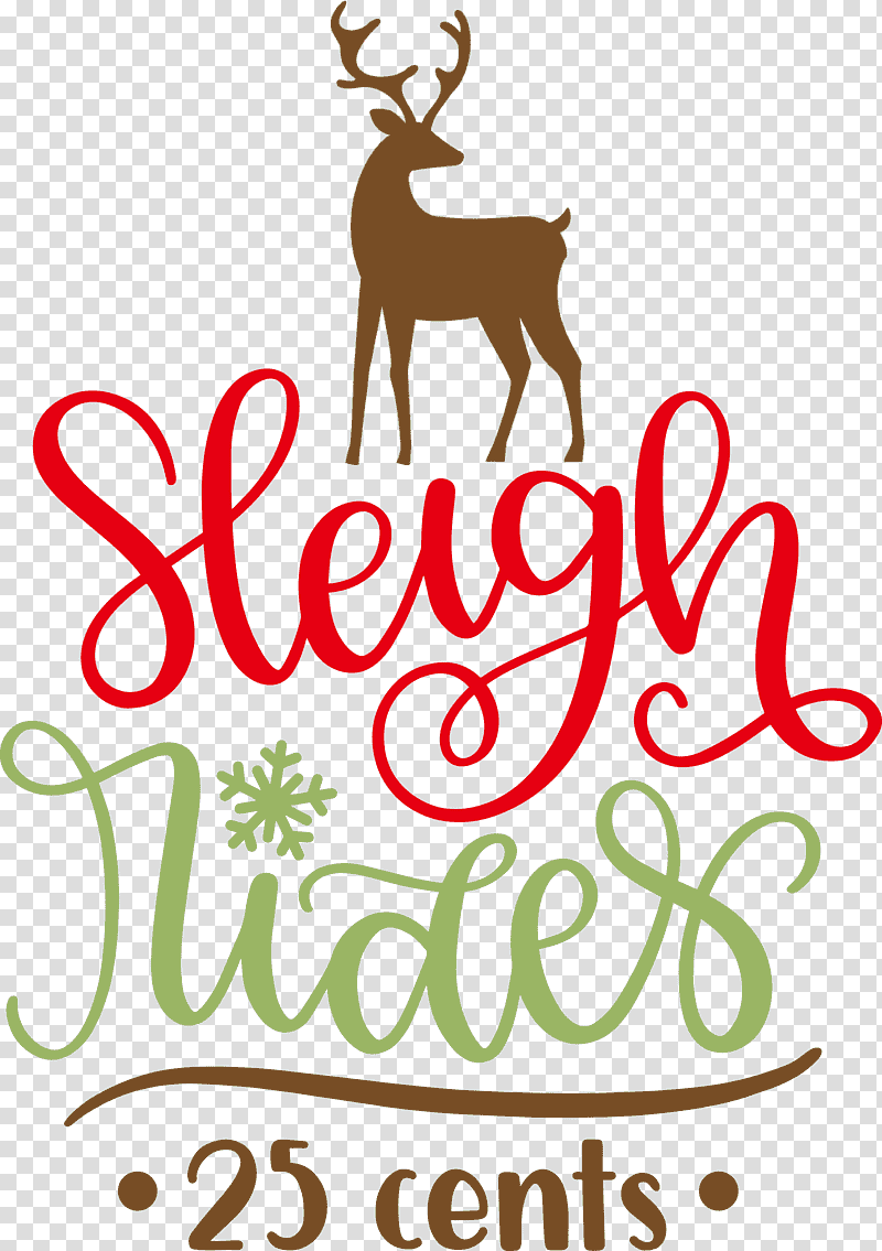 Sleigh Rides Deer reindeer, Christmas , Christmas Tree, Christmas Day, Logo, Christmas Ornament M, Meter transparent background PNG clipart