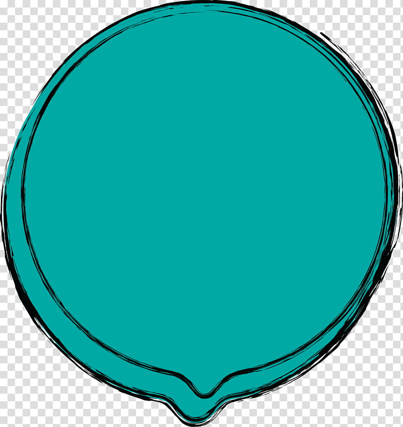 thought bubble Speech balloon, Aqua, Green, Turquoise, Teal, Circle, Oval transparent background PNG clipart