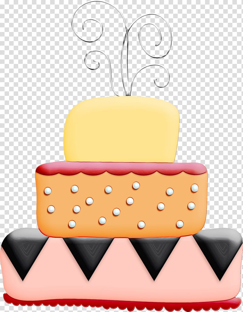 Cartoon Birthday Cake, Cake Decorating, Birthday
, Torte, Tortem, Yellow, Fondant, Icing transparent background PNG clipart
