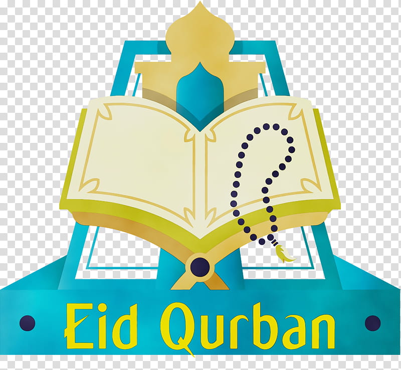 logo yellow line area meter, Eid Qurban, Eid Al Adha, Festival Of Sacrifice, Sacrifice Feast, Watercolor, Paint, Wet Ink transparent background PNG clipart