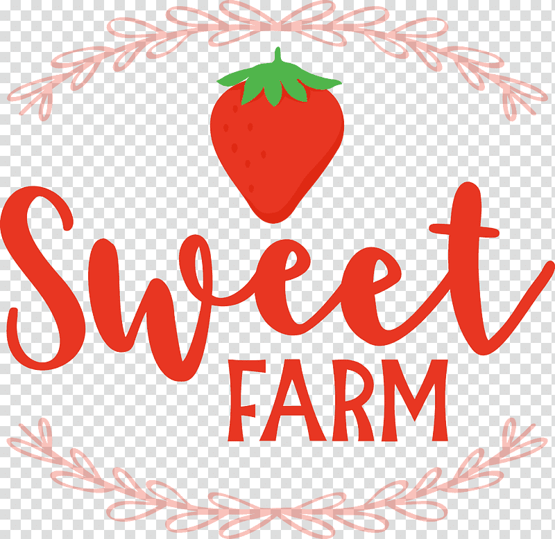 Sweet Farm, Logo, Text, Valentines Day, Line, Flower, Fruit transparent background PNG clipart