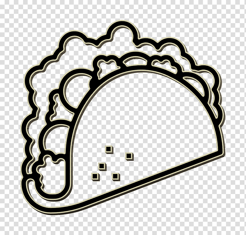 Taco icon Food icon, Burrito, Taco Bell, Fast Food, Restaurant transparent background PNG clipart