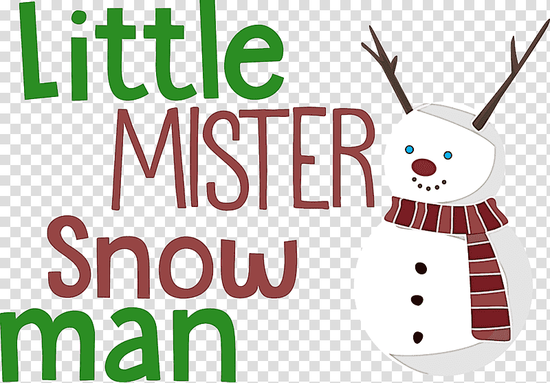 Little Mister Snow Man, Christmas Day, Christmas Ornament M, Meter, Cartoon, Science, Biology transparent background PNG clipart