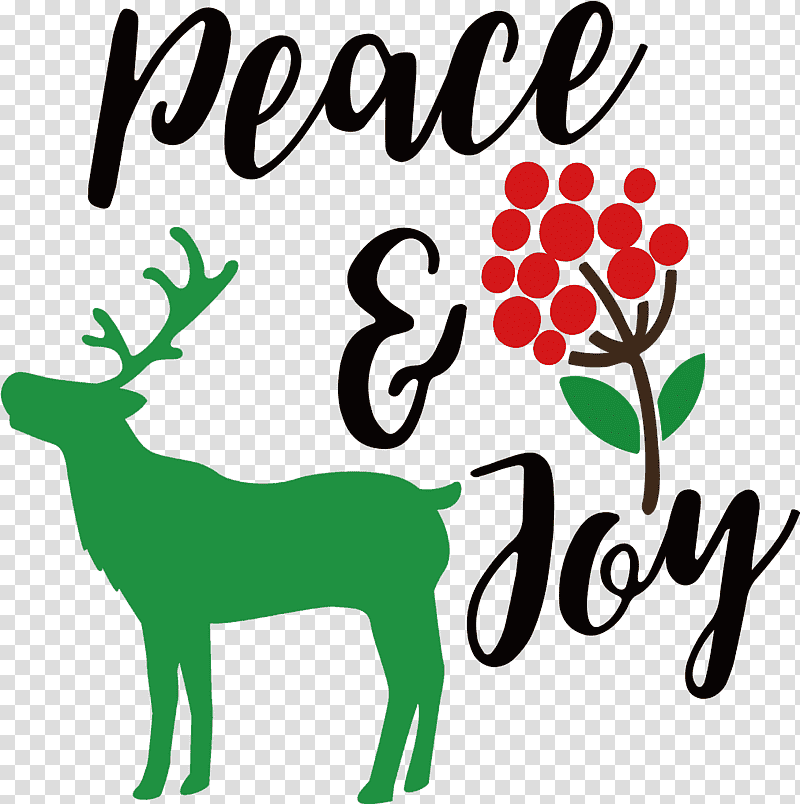 Peace and Joy, Reindeer, Logo, Happiness, Behavior, Tree, Human transparent background PNG clipart