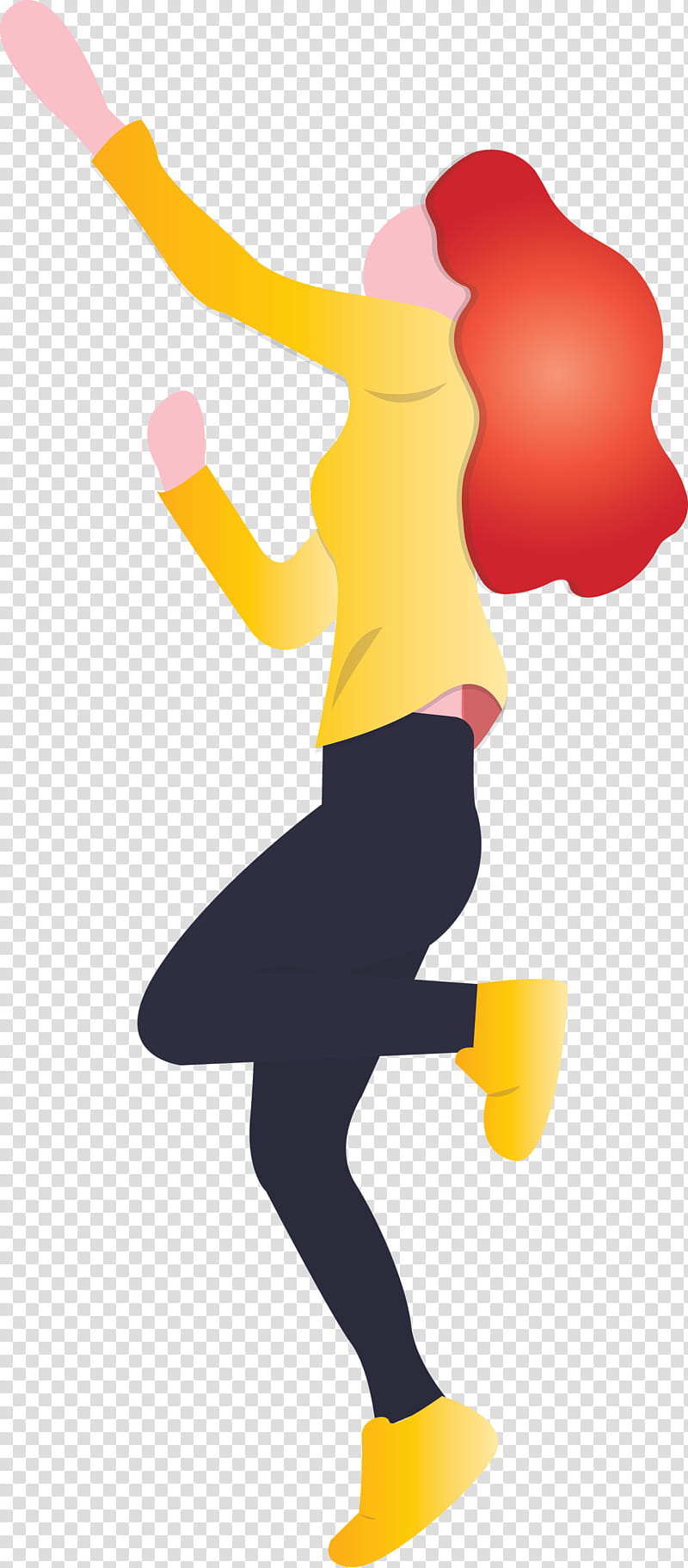 throwing a ball dance running transparent background PNG clipart