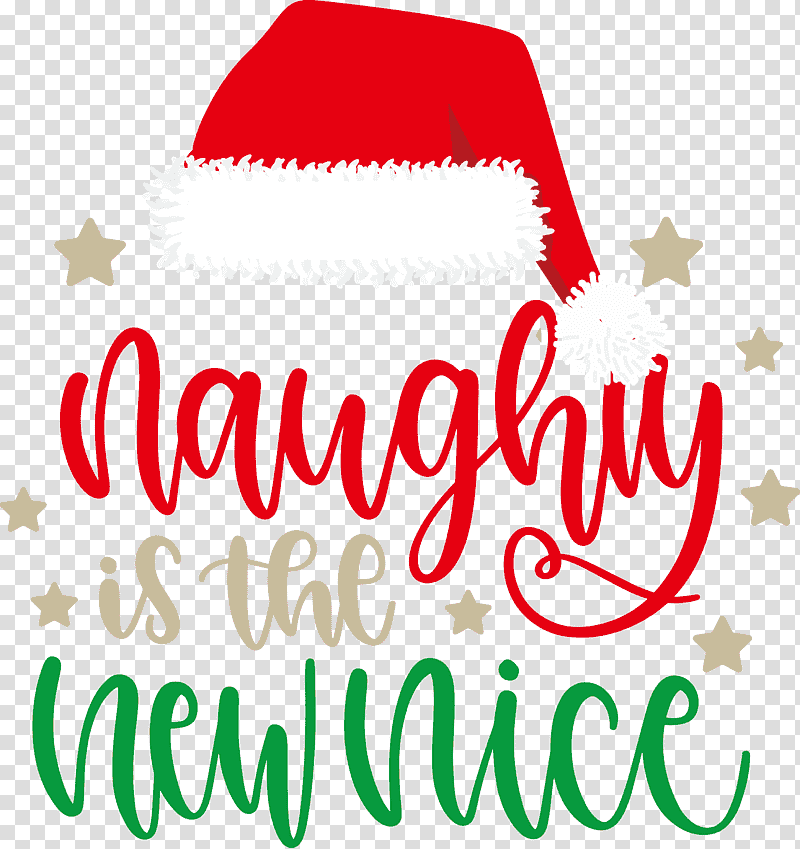 Naughty Is The New Nice Naughty Christmas, Christmas , Christmas Day, Christmas Tree, Logo, Christmas Ornament M, Line transparent background PNG clipart