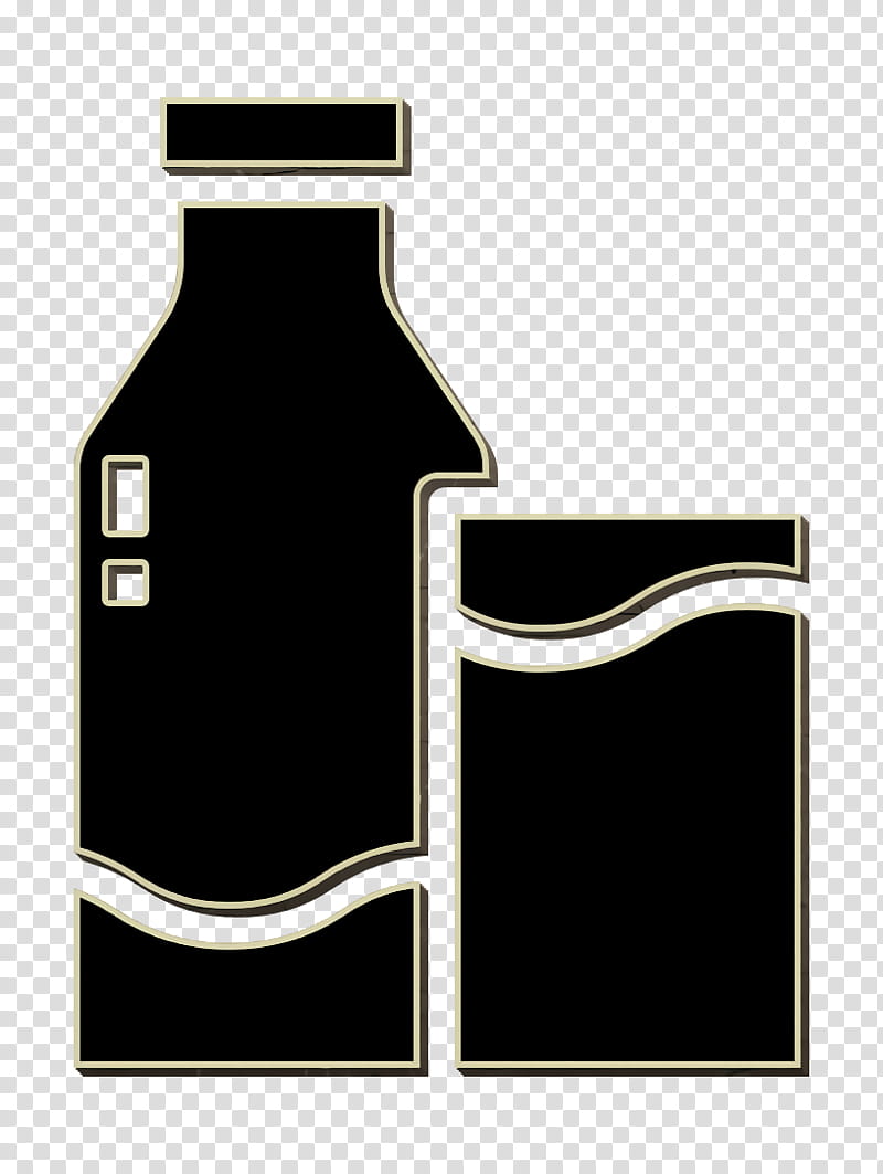 Jar icon Glass of water icon Coffee Shop icon, Black, White, Bottle ...