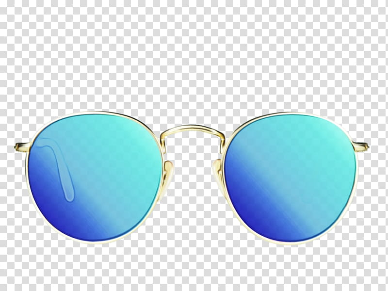 Glasses, Watercolor, Paint, Wet Ink, Eyewear, Sunglasses, Blue, Aqua transparent background PNG clipart