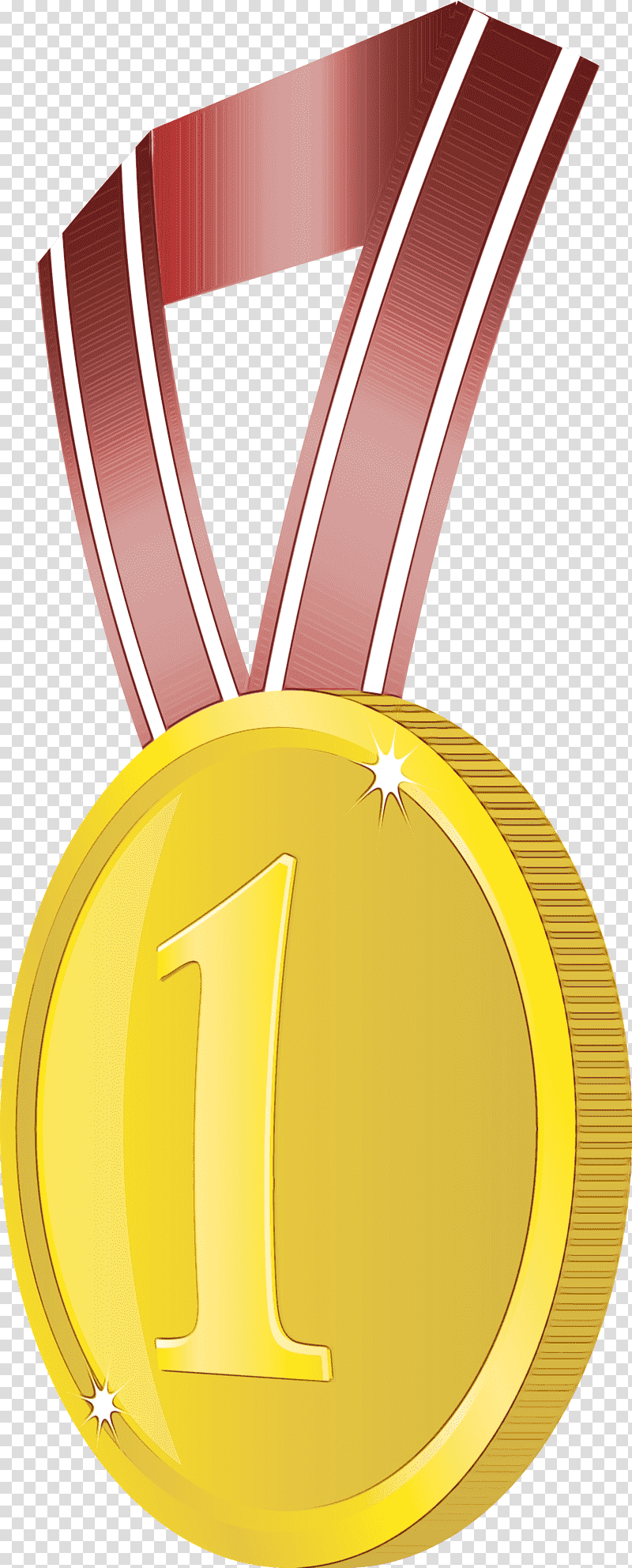 medal gold copper gold magenta, Gold Badge, No 1 Badge, Award Gold Badge, Watercolor, Paint, Wet Ink transparent background PNG clipart