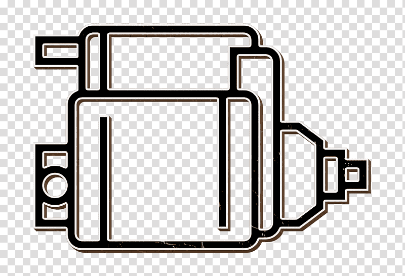 Spare icon Starter icon Car parts icon, Deep Fat Fryer, Kitchen, Stainless Steel, Heat, Manufacturing, Refrigeration transparent background PNG clipart