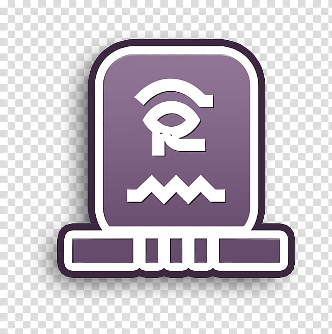 Cartouche icon Egypt icon, Logo, Purple, Meter transparent background PNG clipart