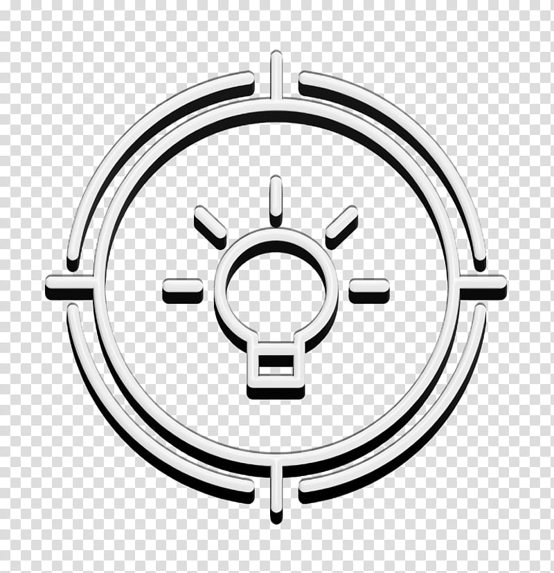 Idea icon Target icon Creative icon, Circle, Automotive Wheel System, Symbol transparent background PNG clipart