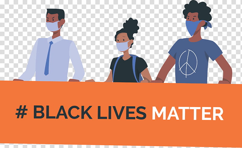 Black Lives Matter STOP RACISM, Text, Poster, Logo, Cartoon, Demonstration transparent background PNG clipart