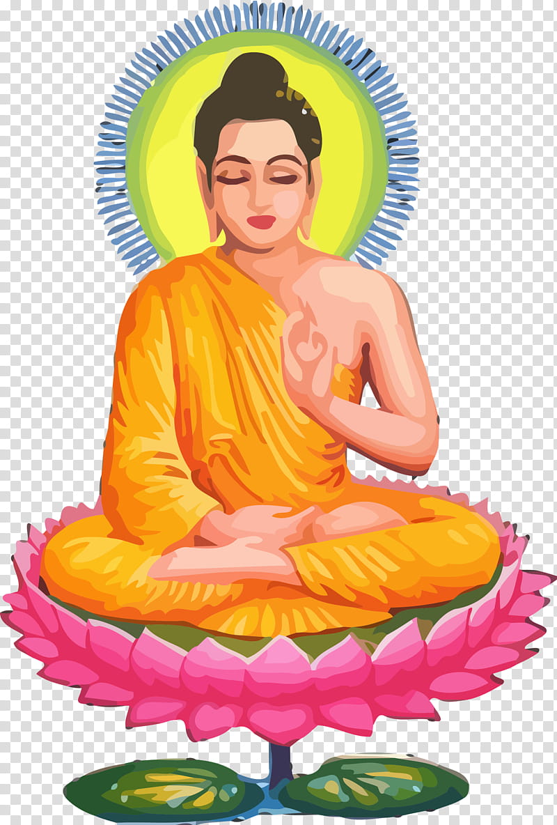 Bodhi Day, Sitting, Inflatable, Gautama Buddha transparent background PNG clipart