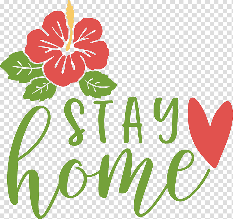 STAY HOME, Floral Design, Cut Flowers, Petal, Logo, Meter, Line transparent background PNG clipart