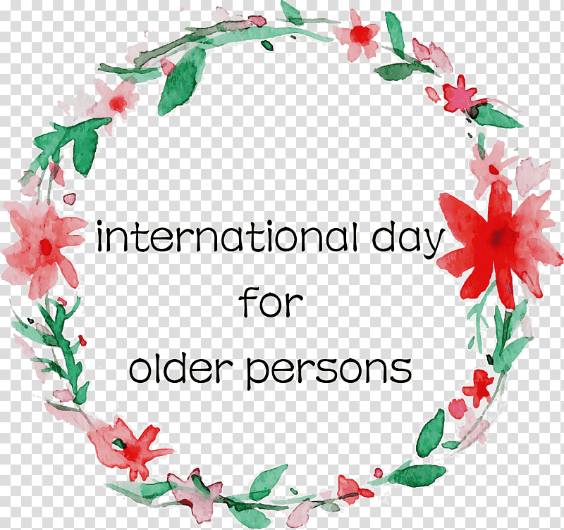 Business Card, International Day For Older Persons, Watercolor, Paint, Wet Ink, Cut Flowers, Christmas Ornament M transparent background PNG clipart