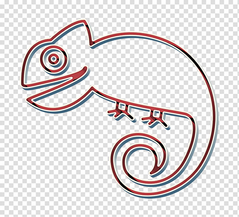 Chameleon icon Insects icon, Line, Line Art transparent background PNG clipart