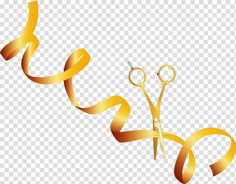 scissors ribbons grand opening, Jewellery, Cartoon transparent background PNG clipart
