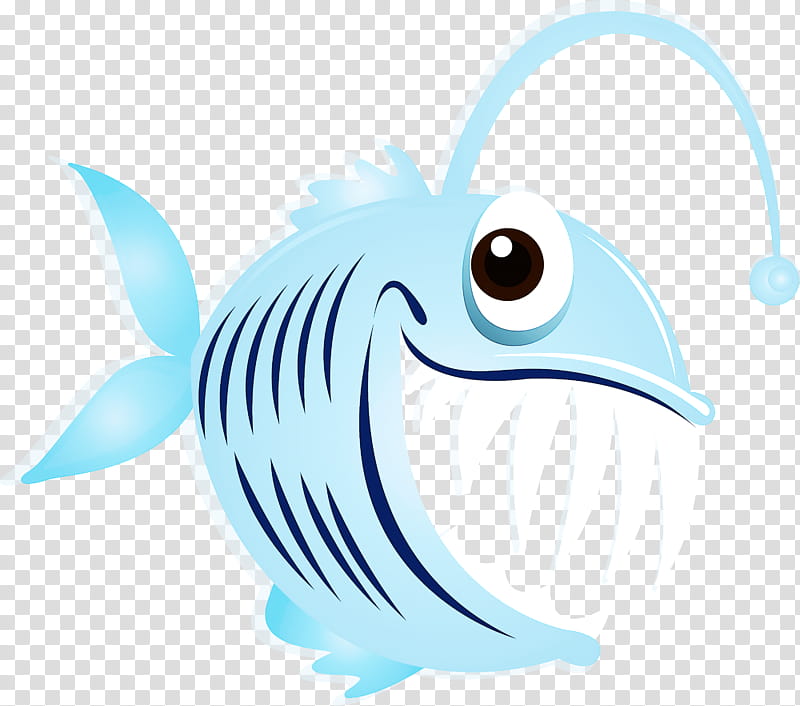 cartoon fish blue aqua fish, Cartoon, Eye, Fin, Logo transparent background PNG clipart