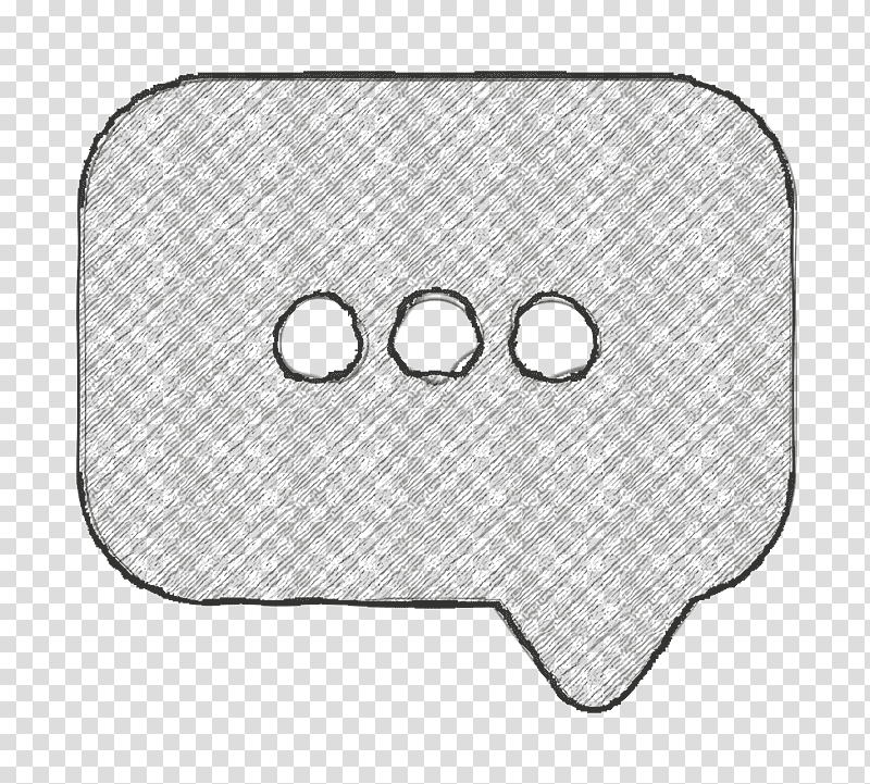 Chat icon Chat Bubble icon shapes icon, Essential UI Icon, Black And White
, Line, Meter, Geometry, Mathematics transparent background PNG clipart
