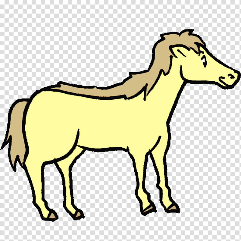 mustang foal halter line art, Cartoon Horse, Cute Horse, Watercolor, Paint, Wet Ink, Snout, Colts Manufacturing Company transparent background PNG clipart