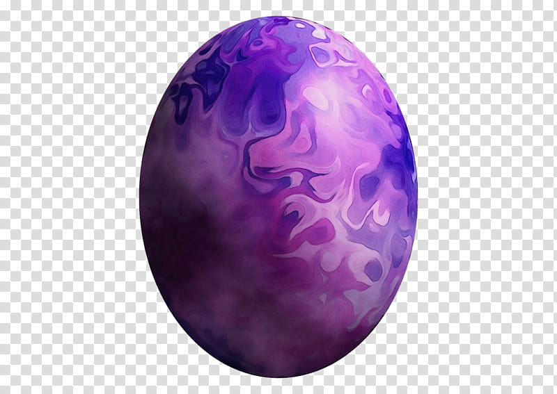Easter egg, Watercolor, Paint, Wet Ink, Purple, Violet, Magenta, Space transparent background PNG clipart
