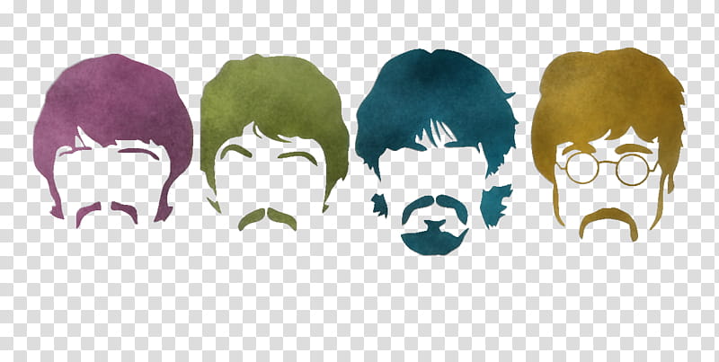 the beatles silhouette stencil