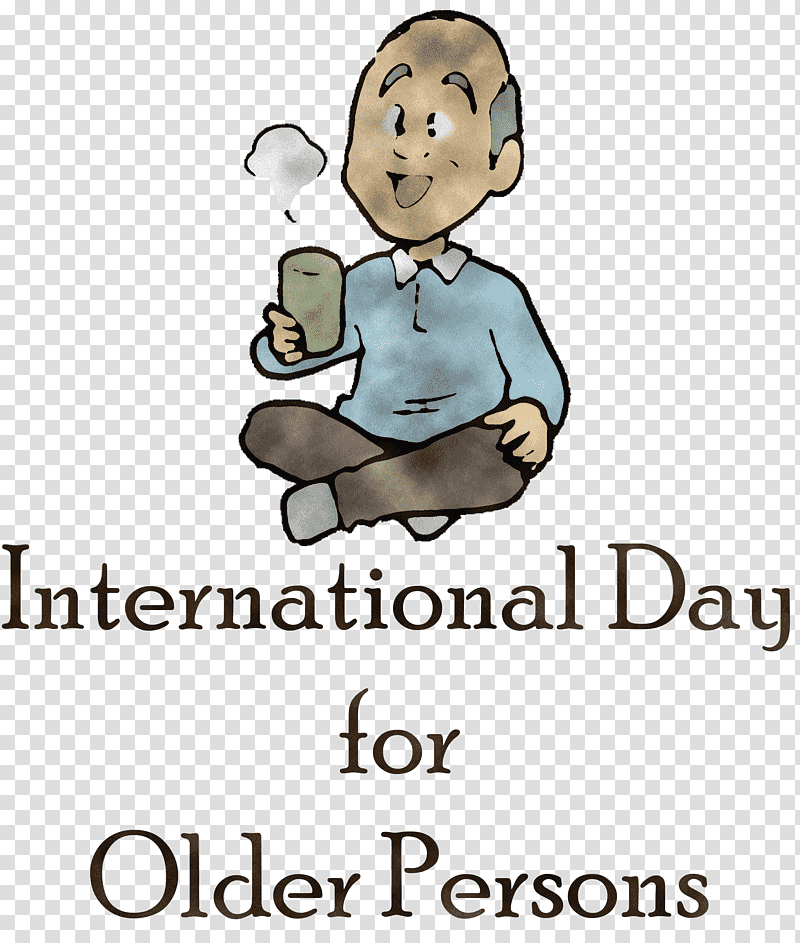 International Day for Older Persons International Day of Older Persons, Meter, Cartoon, Happiness, Joint, Line transparent background PNG clipart