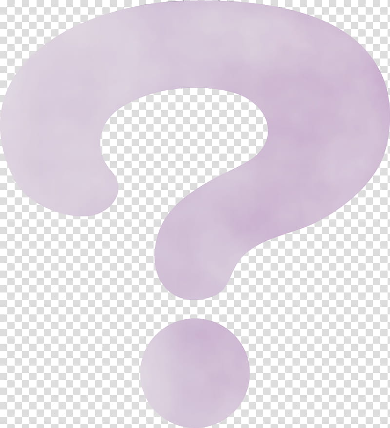 Lavender, Question Mark, Watercolor, Paint, Wet Ink, Violet, Purple, Pink transparent background PNG clipart