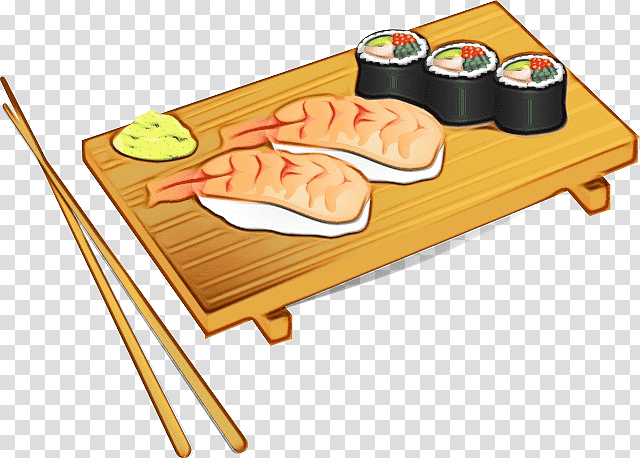 japanese cuisine chopsticks table 07030 cuisine, Watercolor, Paint, Wet Ink, Mitsui Cuisine M, Sushi By M transparent background PNG clipart
