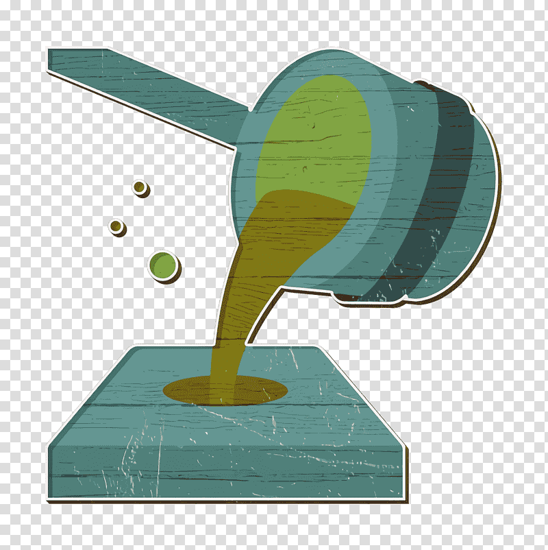 Mining and crafting icon Steel icon Crucible icon, Green transparent background PNG clipart