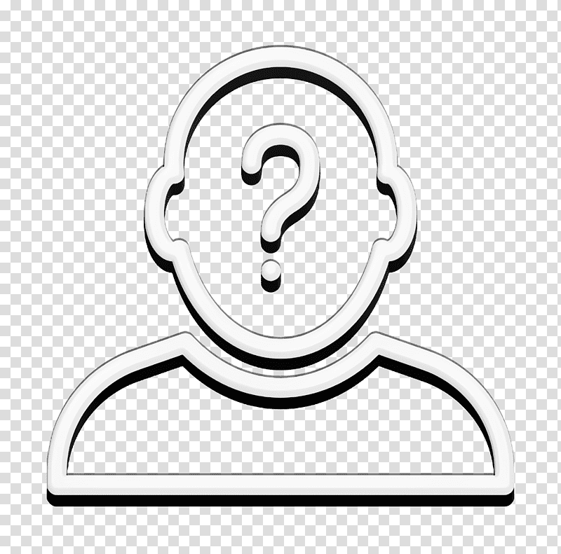 Anonymous icon User icon People icon, Line Art, Black And White
, Symbol, Meter, Chemical Symbol, Jewellery transparent background PNG clipart