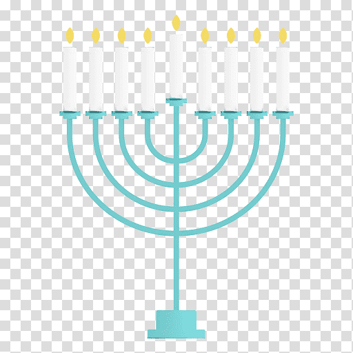 Hanukkah, Watercolor, Paint, Wet Ink, Menorah, Jewish Holiday, Star Of David transparent background PNG clipart