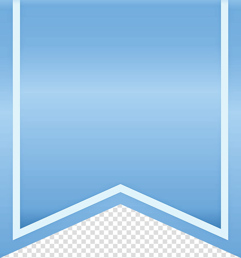 Bookmark Ribbon, Blue, Daytime, Azure, Line, Rectangle, Square, Electric Blue transparent background PNG clipart