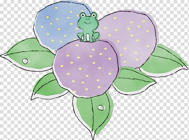 petal leaf green turtles pattern, Hydrangea, Summer Flower, Watercolor, Paint, Wet Ink, Plants, Biology transparent background PNG clipart
