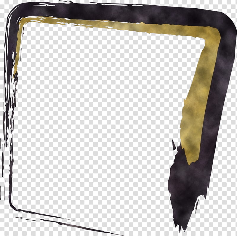 rectangle, BRUSH FRAME, Watercolor Frame transparent background PNG clipart