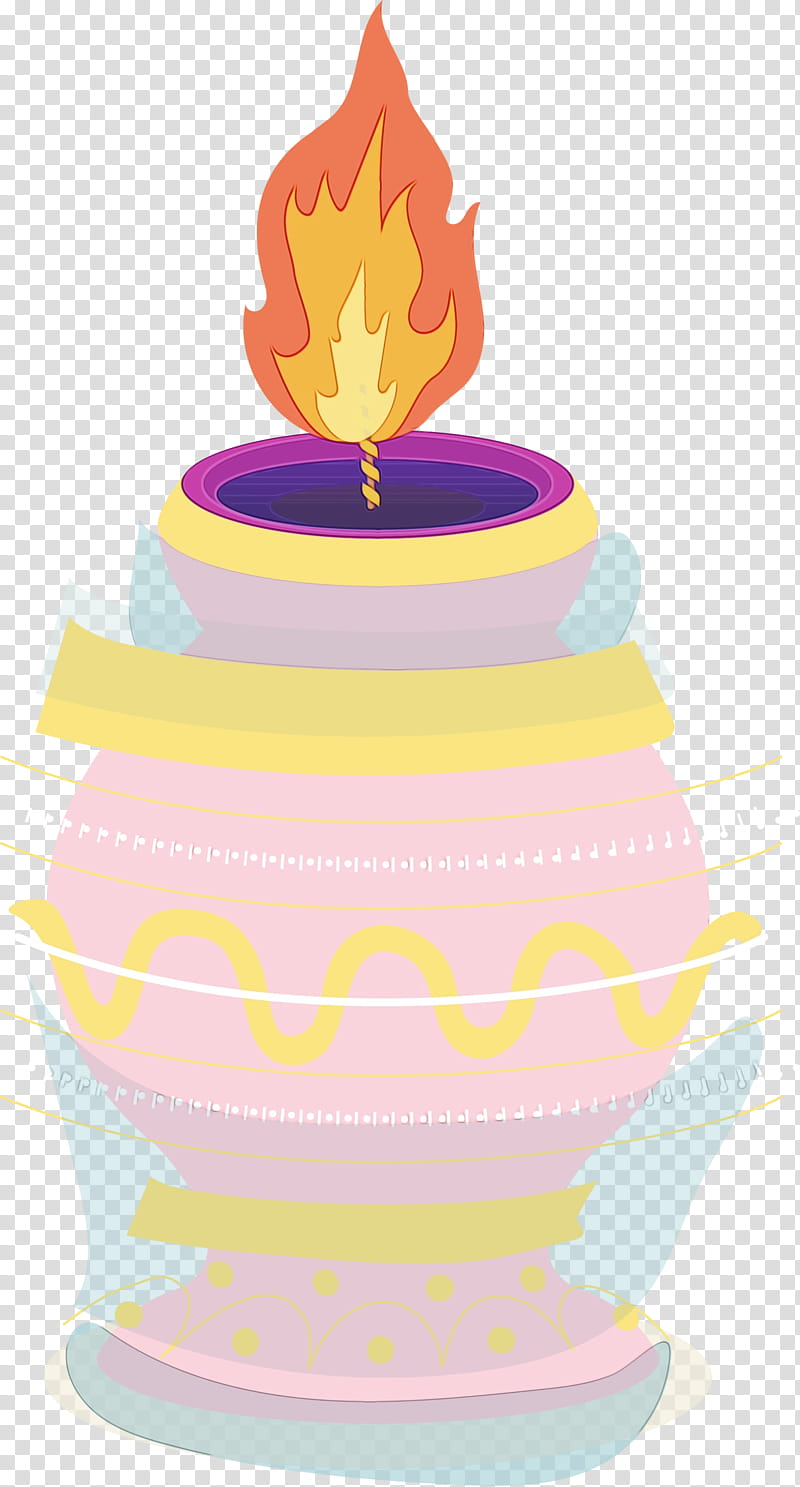 cake stand cake yellow cakem, Diwali, Dipawali, Diwali Element, Watercolor, Paint, Wet Ink transparent background PNG clipart