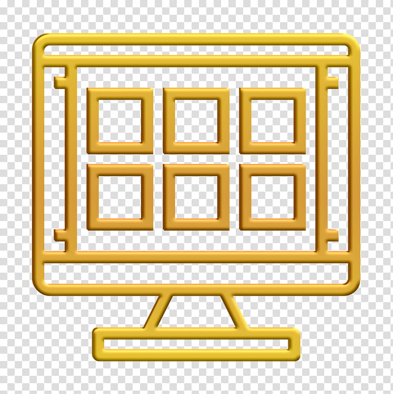 Grid icon Cartoonist icon, Line, Rectangle transparent background PNG clipart