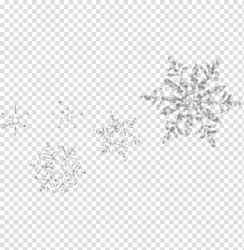 Silver Glitter Snowflake Clip Art. Christmas Snowflake 