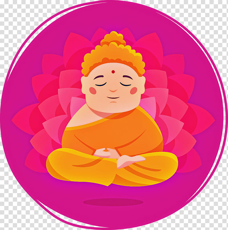 Bodhi Lotus Lotus, Orange, Cartoon, Pink, Plate, Sticker transparent background PNG clipart
