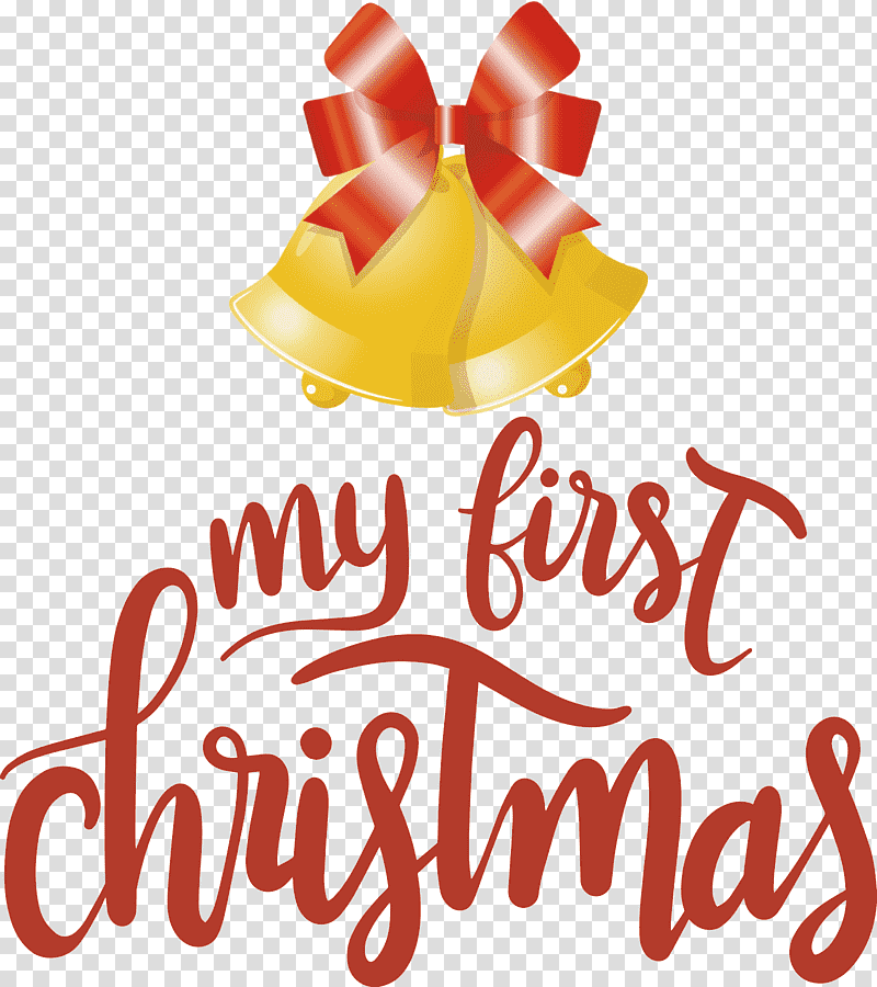 My First Christmas, Logo, Meter, Fruit transparent background PNG clipart