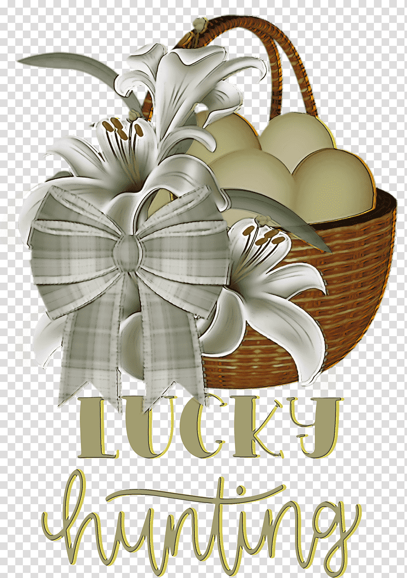 Lucky Hunting Happy Easter Easter Day, Floral Design, Mounee, RAR, Flower, Flowerpot, Winrar transparent background PNG clipart