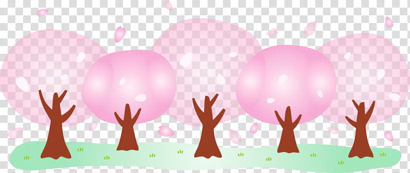 abstract spring trees abstract spring, Pink, Balloon, Gesture transparent background PNG clipart