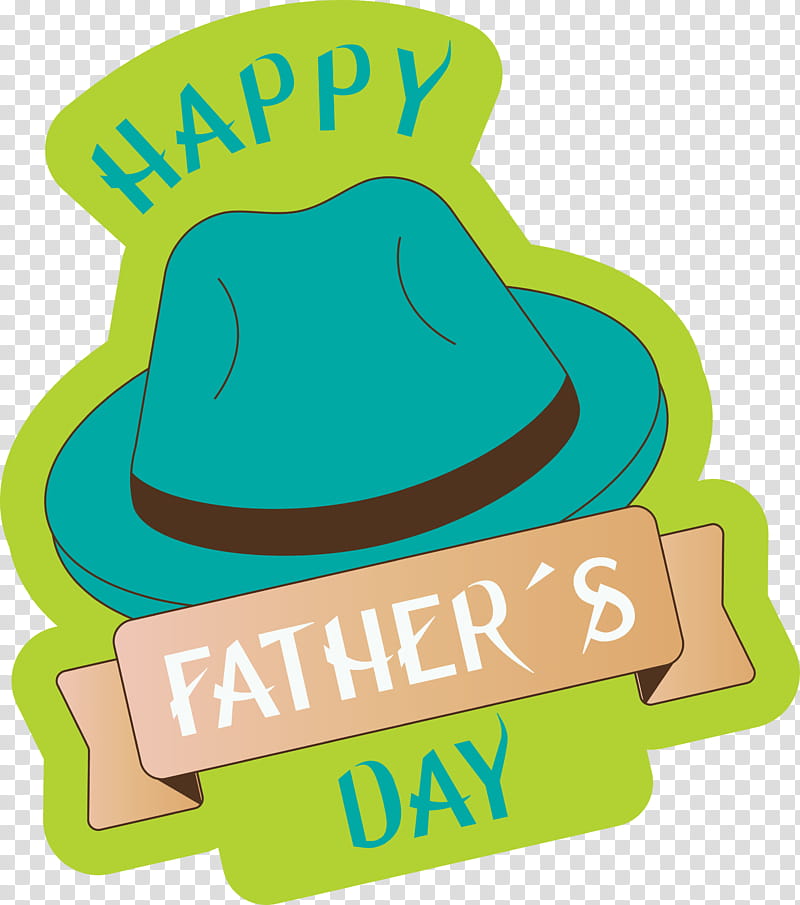 Fathers Day Happy Fathers Day, Hat, Logo, Green, Area, Line, Meter, Capital Asset Pricing Model transparent background PNG clipart