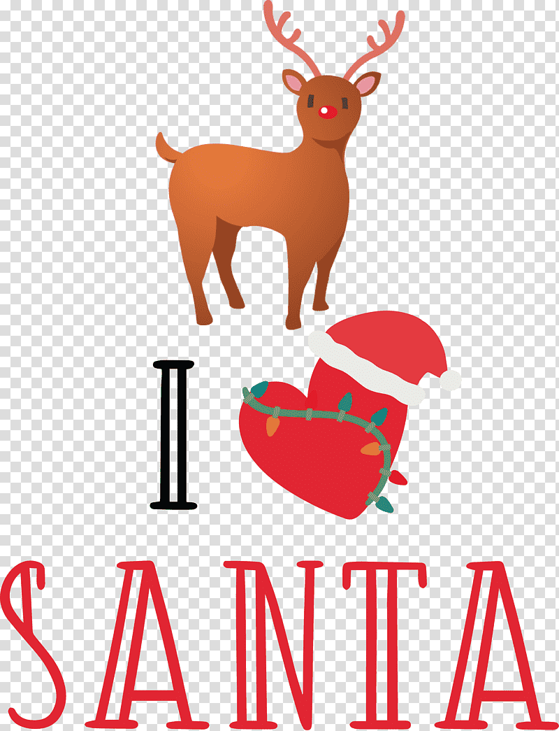 I Love Santa Santa Christmas, Christmas , Adobe, Tutorial, Christmas Day, Software, Typography transparent background PNG clipart