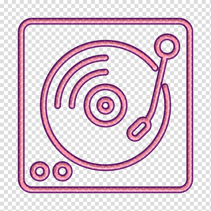Event icon DJ icon Dj mixer icon, Computer, Docking Station, Headphones, Adapter, Cartoon, Laptop transparent background PNG clipart