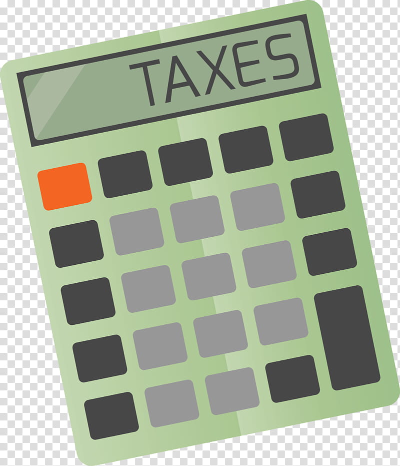 Tax Day, Calculator, Office Equipment transparent background PNG clipart