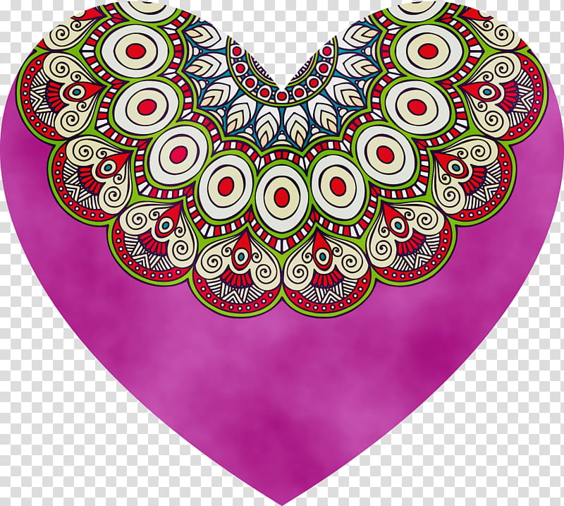 Islamic art, Watercolor, Paint, Wet Ink, Visual Arts, Paisley, Ornament, Heart transparent background PNG clipart