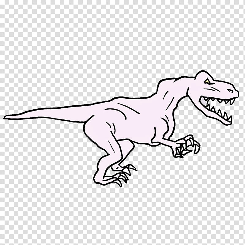 Jurassic Park, Cartoon Dinosaur, Cute Dinosaur, Dinosaur , Tyrannosaurus, Velociraptor, Line Art, Character transparent background PNG clipart